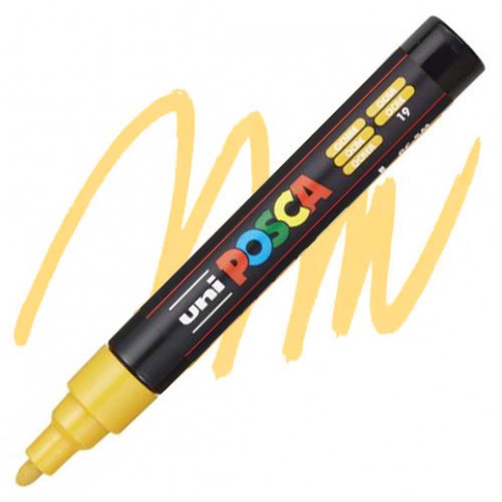 ΜΑΡΚΑΔΟΡΟΣ POSCA PC-5M ΩΧΡΑ ΜΑΡΚΑΔΟΡΟΣ POSCA PC-5M ΩΧΡΑ